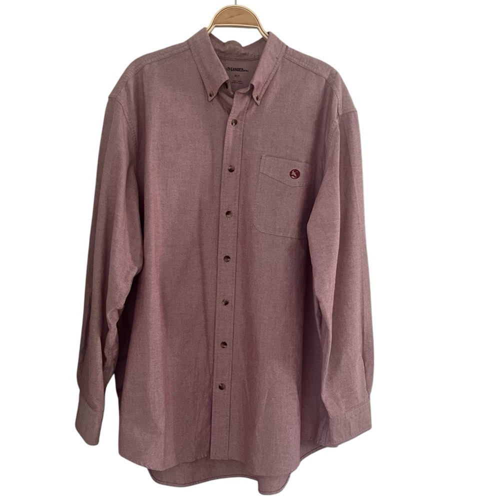 Gander Mountain Men’s XL Tall Cotton Button Down Shirt Outdoors Gorpcore